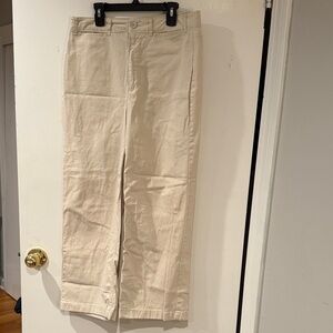 Old Navy Women's Cream Wide Leg Pants